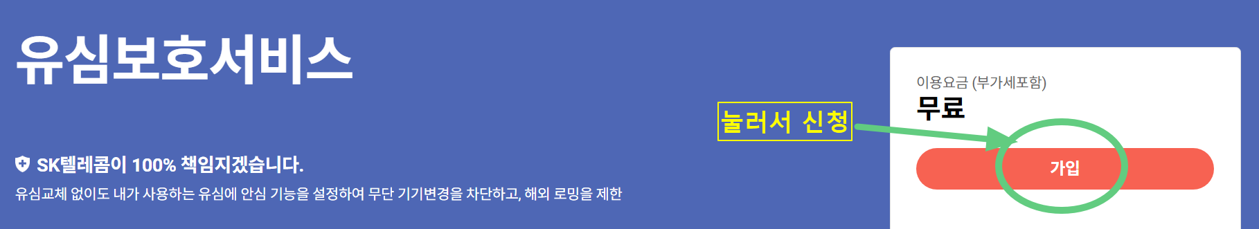 SK 유심보호서비스 가입방법 및 유심교체 총정리(무상교체,온라인교체)