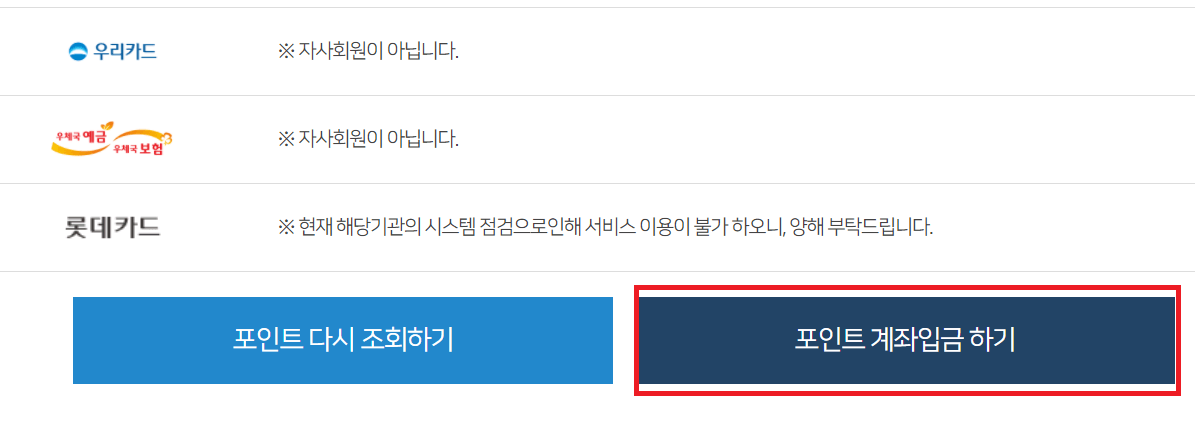 포인트 조회