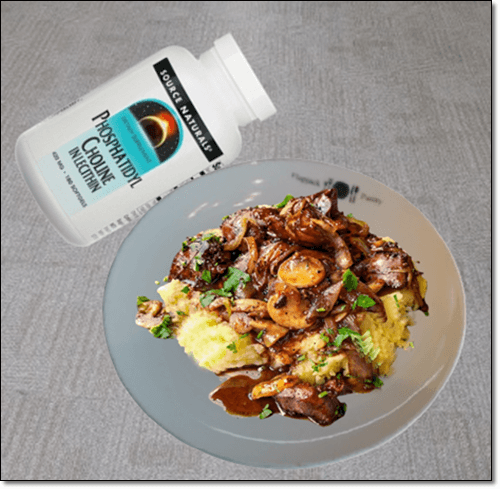 포스파티딜콜린 보충제 및 음식