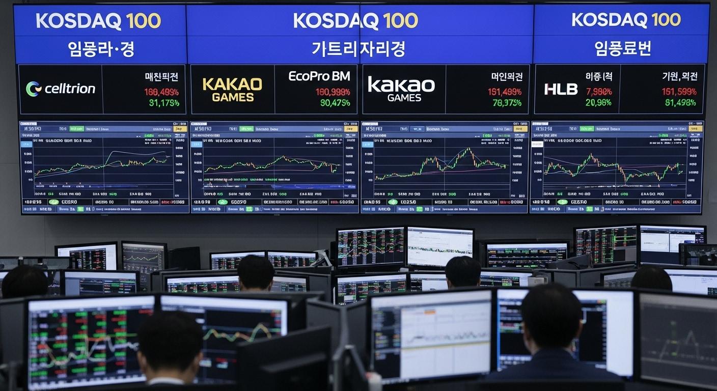 코스닥 100 구성종목