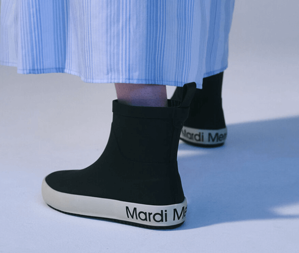 무이에 레인부츠 블랙