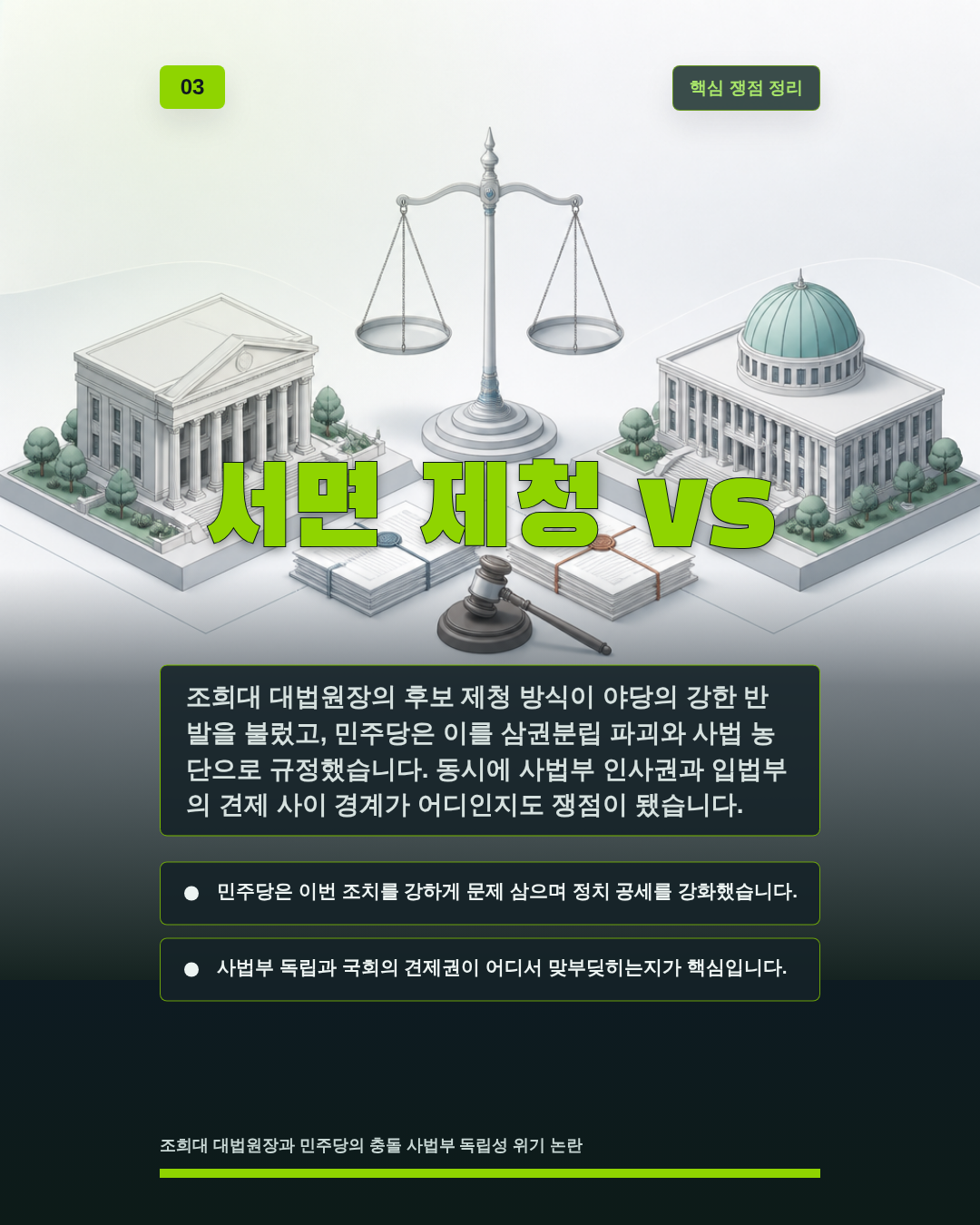 서면 제청 vs