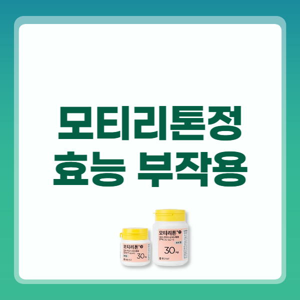 모티리톤정 30mg 성분 효능 복용법 부작용 FAQ