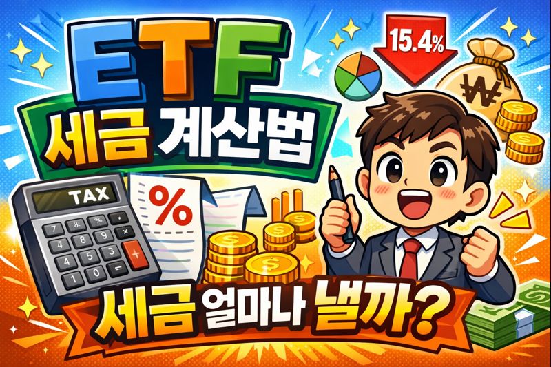 ETF 세금 계산법, 이거 모르면 연말정산 때 손해봅니다 (2025 최신 기준)