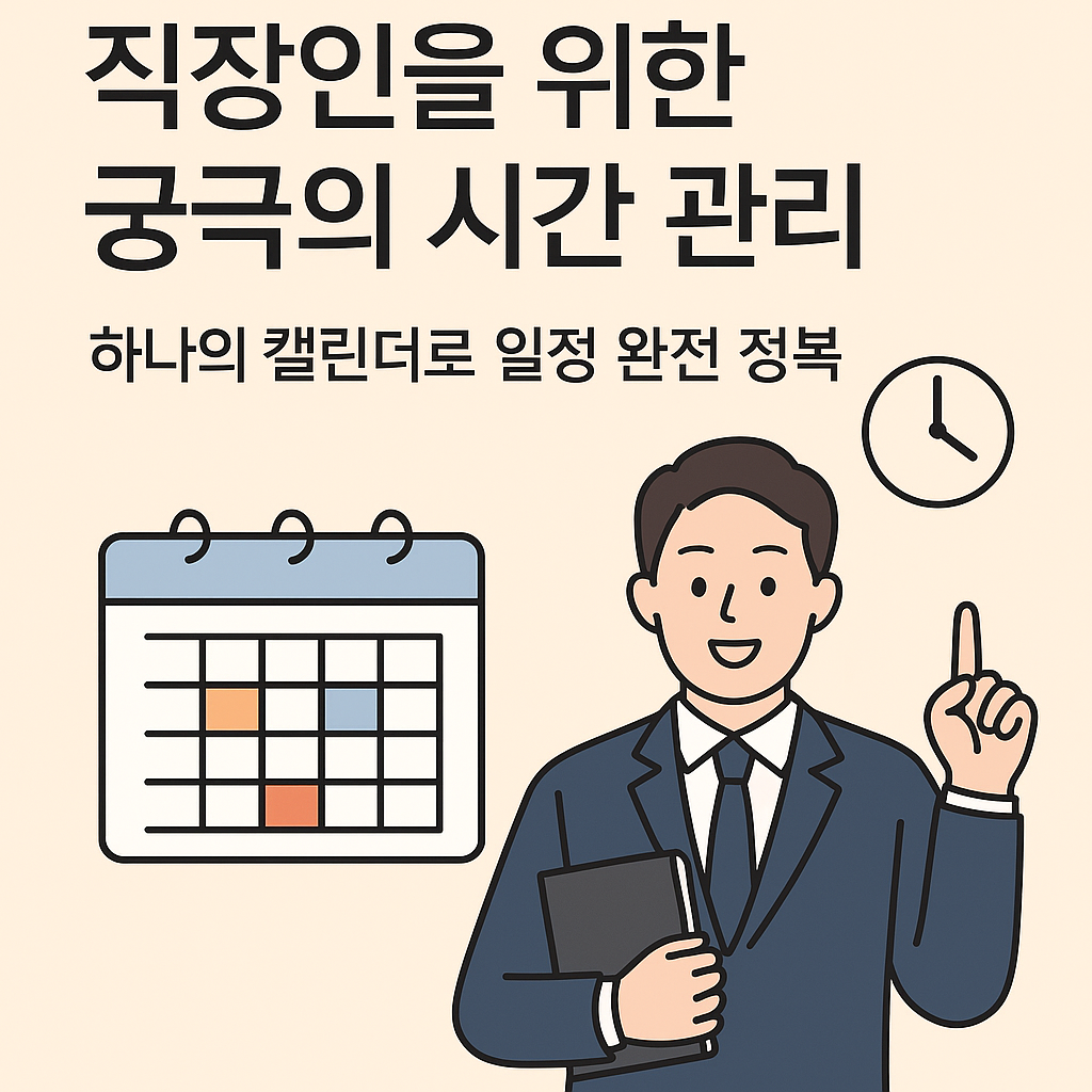 하나의 캘린더로 일정 완전 정복