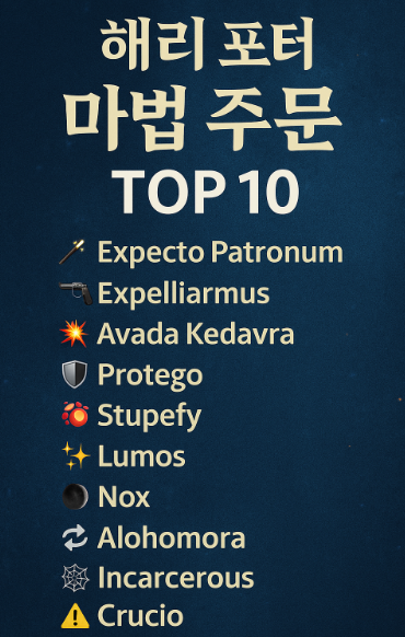 해리 포터 마법 주문 관련 사진