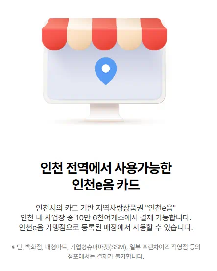 민생회복 지원금 인천 사용처 확인