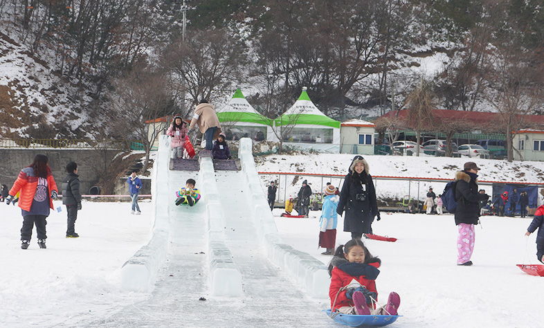 양평 빙어축제, 백동저수지, 겨울 가족 여행 썰매장