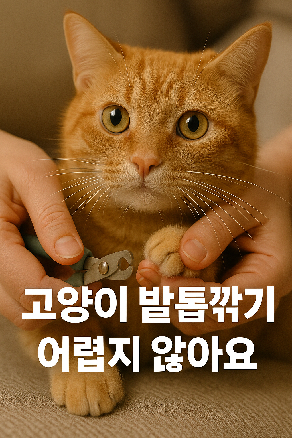 고양이 발톱 깎기