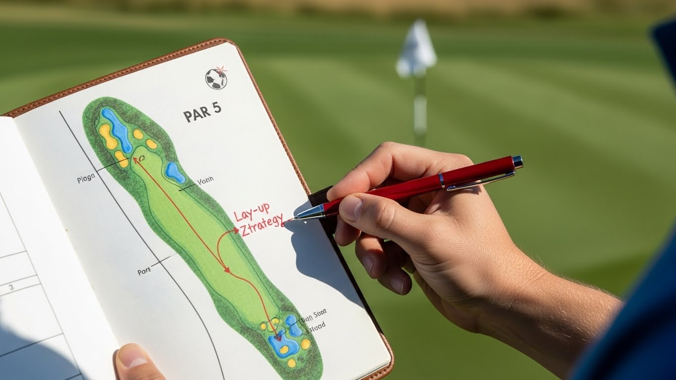 골프 필드 코스 매니지먼트 전략 수립을 위한 야디지 북 파5 홀 공략 루트 분석