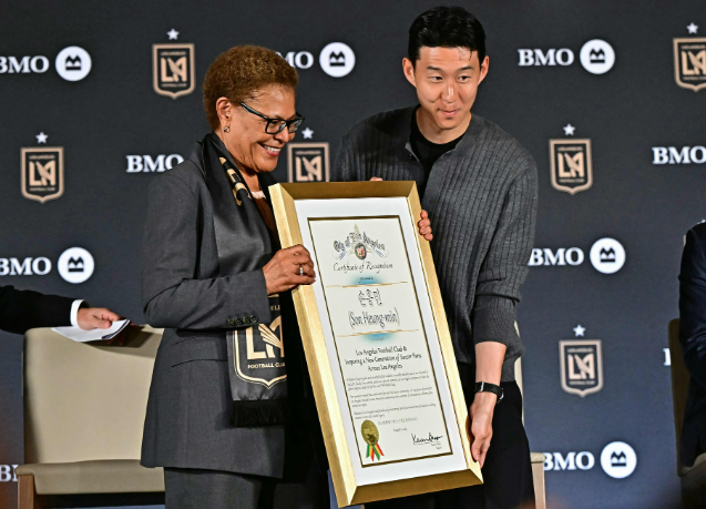 손흥민 MLS 신인상 경기