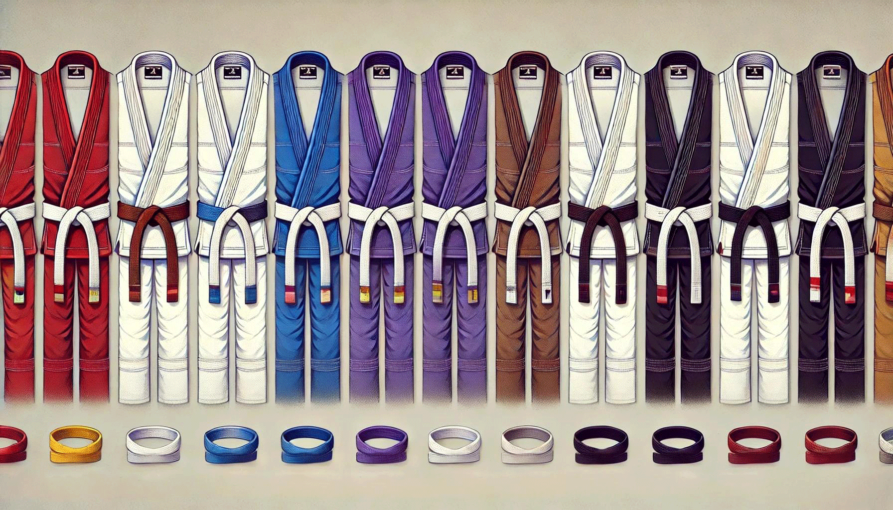 주짓수 벨트 순서