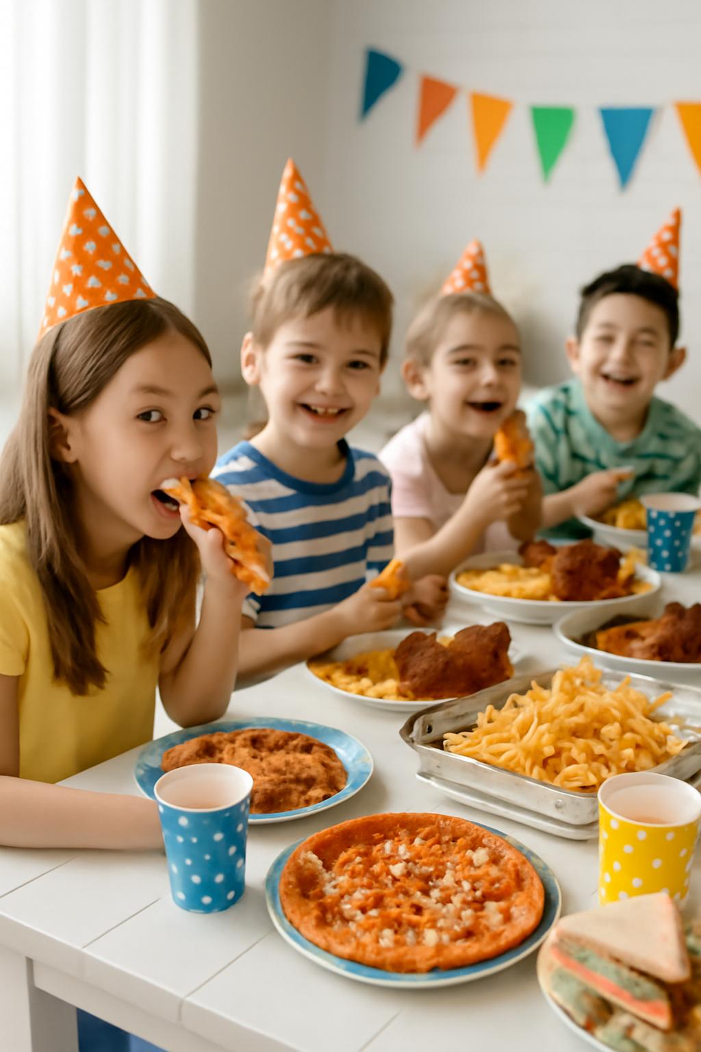 초등학생 생일파티 음식 배달