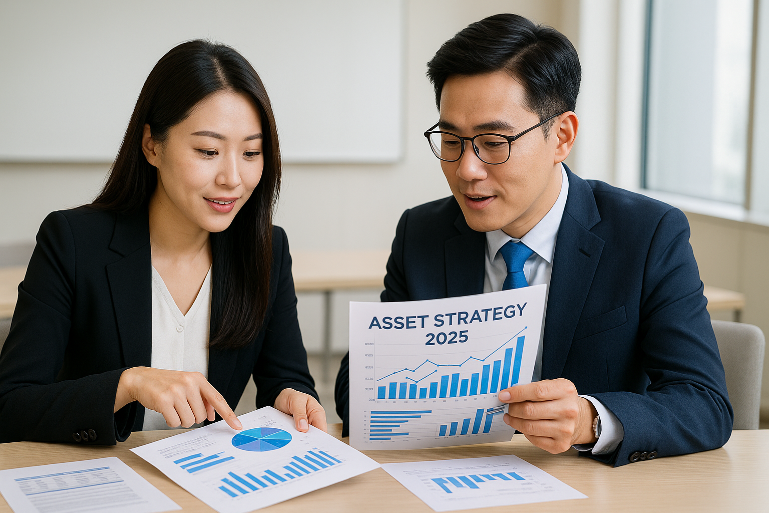 전문가들의 자산 전략 논의