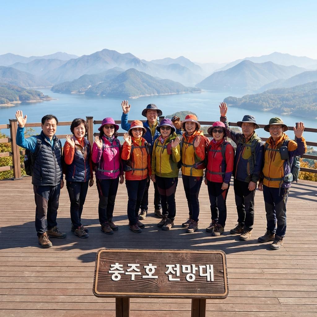 충주호 풍경 만끽하는 제2조망대 뷰 포인트