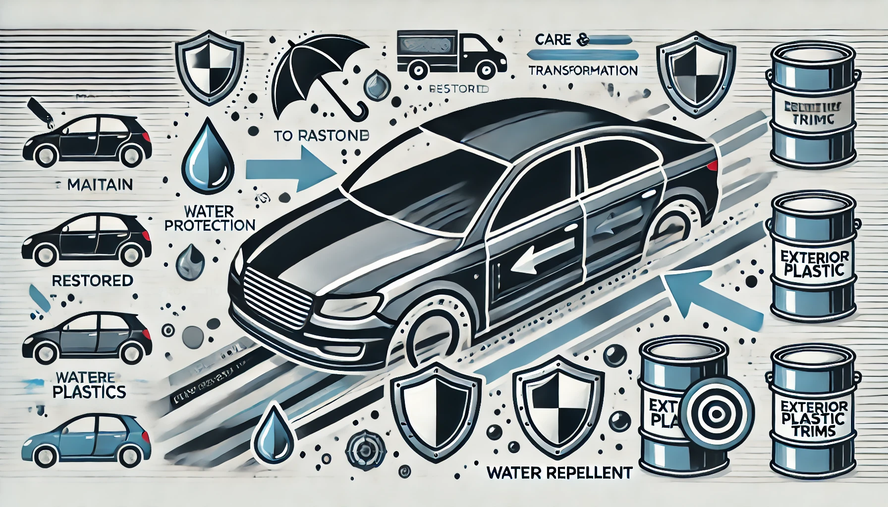 자동차 외부 플라스틱 관리법 🚘 변색 예방부터 광택 복원까지 완벽 가이드