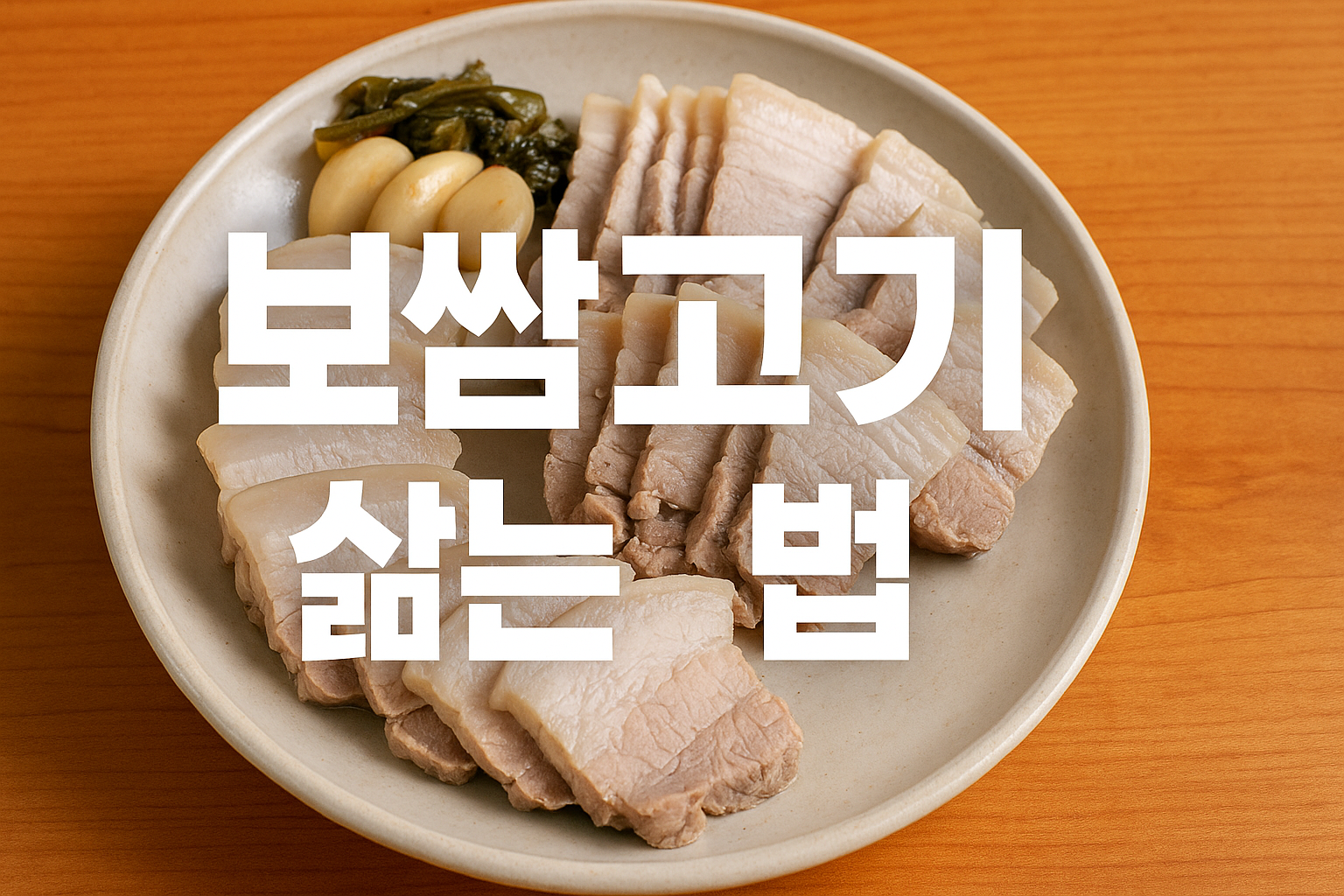 보쌈고기 삶는 법 &ndash; 부드럽고 촉촉하게 삶는 황금비율