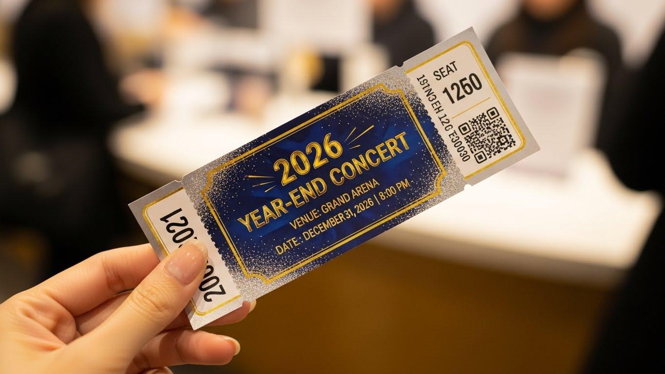 2026연말 콘서트 표