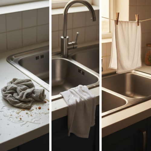 주방 행주 살균법, 삶지 않고 간편하게 깨끗하게!