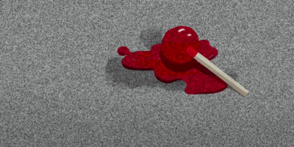 melted-candy-lollipop-on-asphalt-바카랏루쥬-바카라루쥬-baccarat-rouge