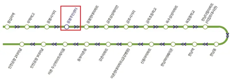 응봉주민센터 인천공항 공항버스 노선