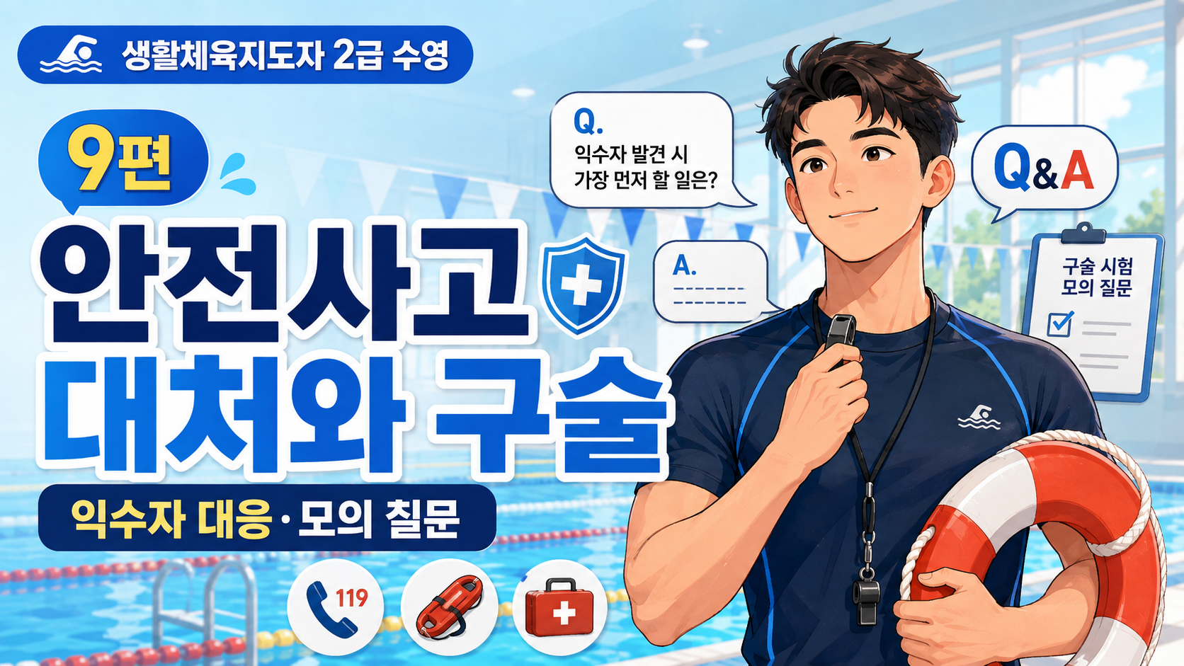 생활체육지도자 2급 수영 자격증 설명 이미지