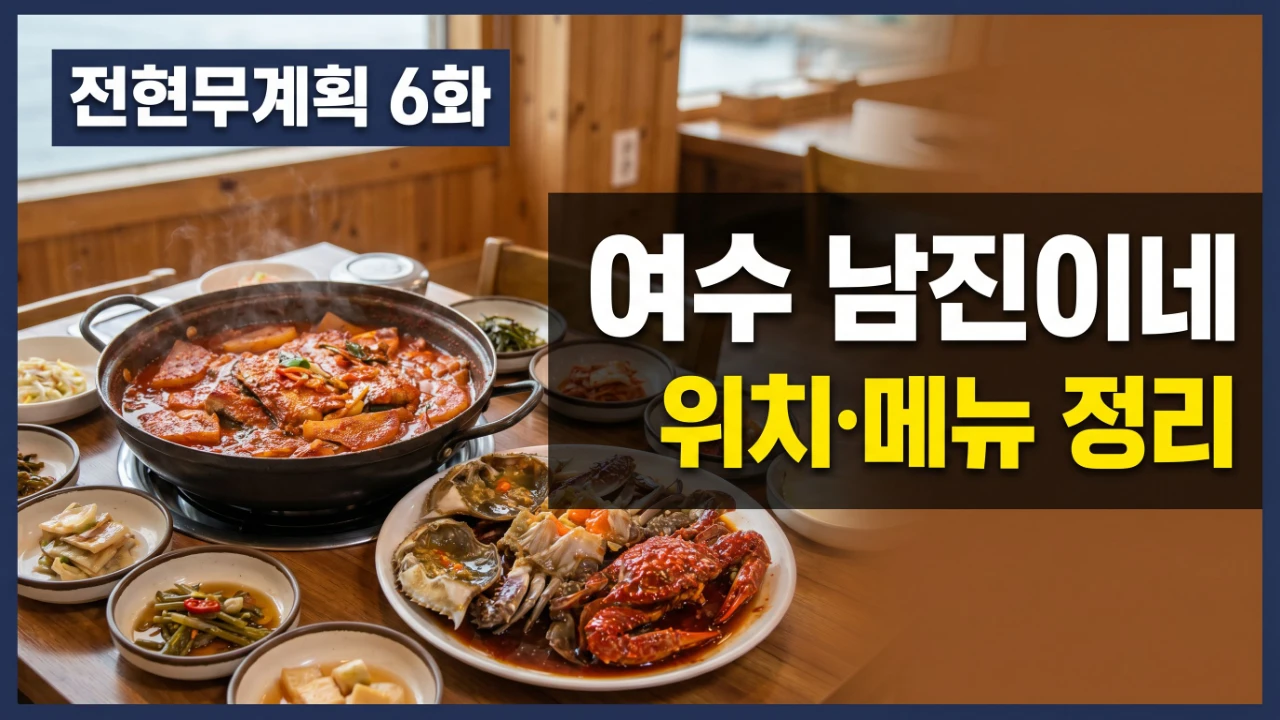 전현무계획 6화 여수 남진이네게장갈치명가 대표 이미지