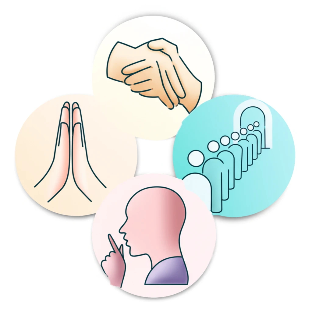 해외여행 식사 매너: 잔반과 소리 내..