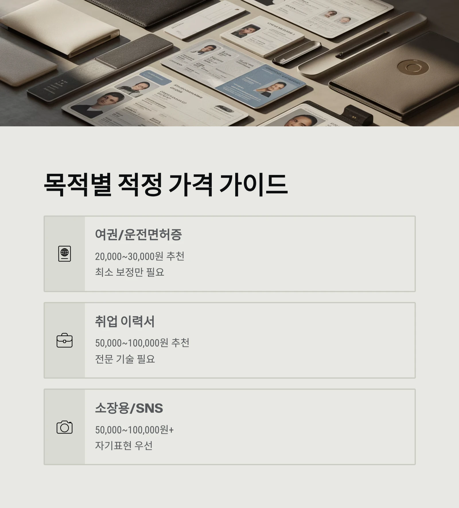 증명사진 가격, 2만원 vs 10만원 차이는? 호구 당하지 않는 가격표 총정리