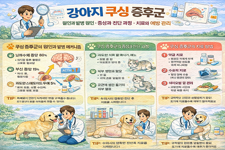강아지 쿠싱 증후군 관련 사진