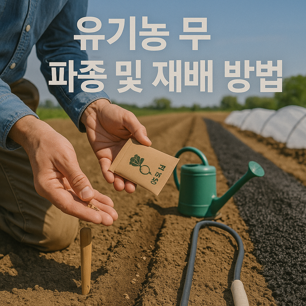 유기농 무 파종 및 재배 방법