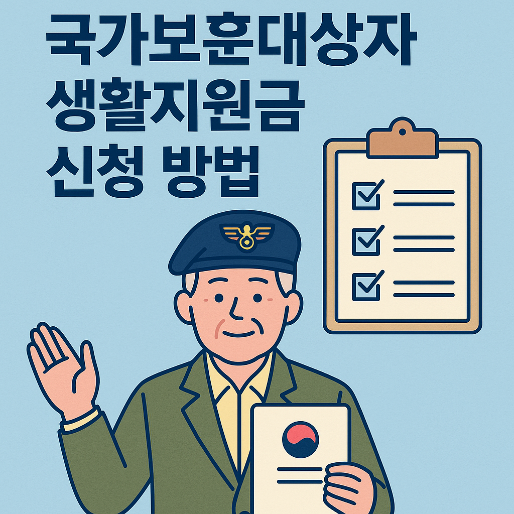 2025년 국가보훈대상자 생활지원금 신청 방법 – 대상자 조건부터 지원금 금액까지