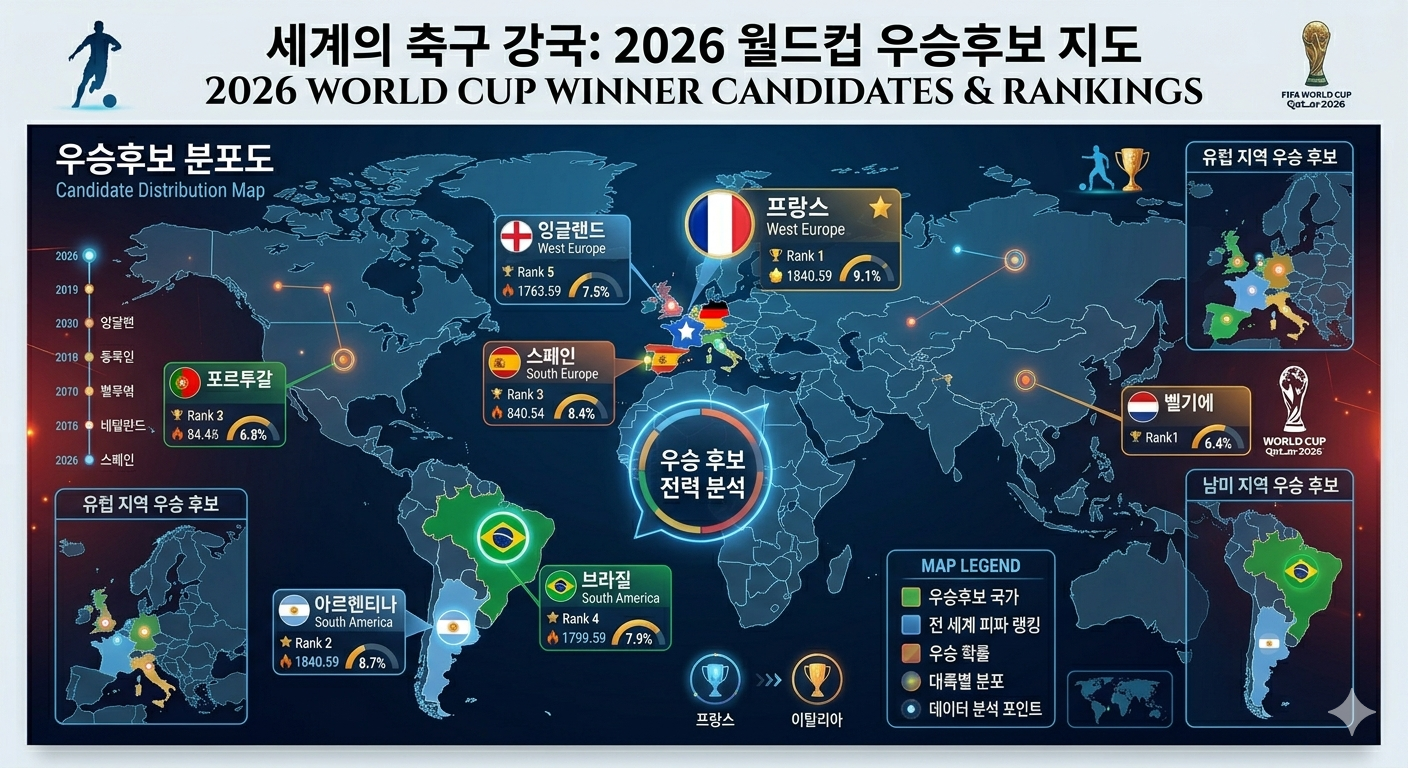 2026 월드컵 한국 경기 일정표: 멕시코 체코 남아공 피파랭킹 및 소름 돋는 상대 전력 분석 (역대급 브런치 시간대!) 관련사진
