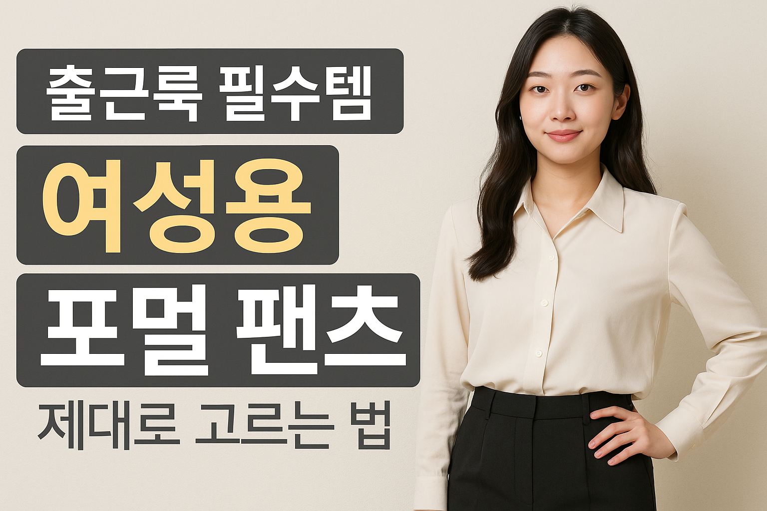 포멀 팬츠