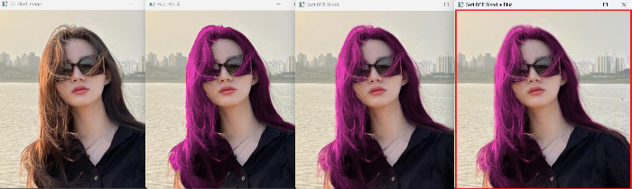 MediaPipe Hair Segmenter