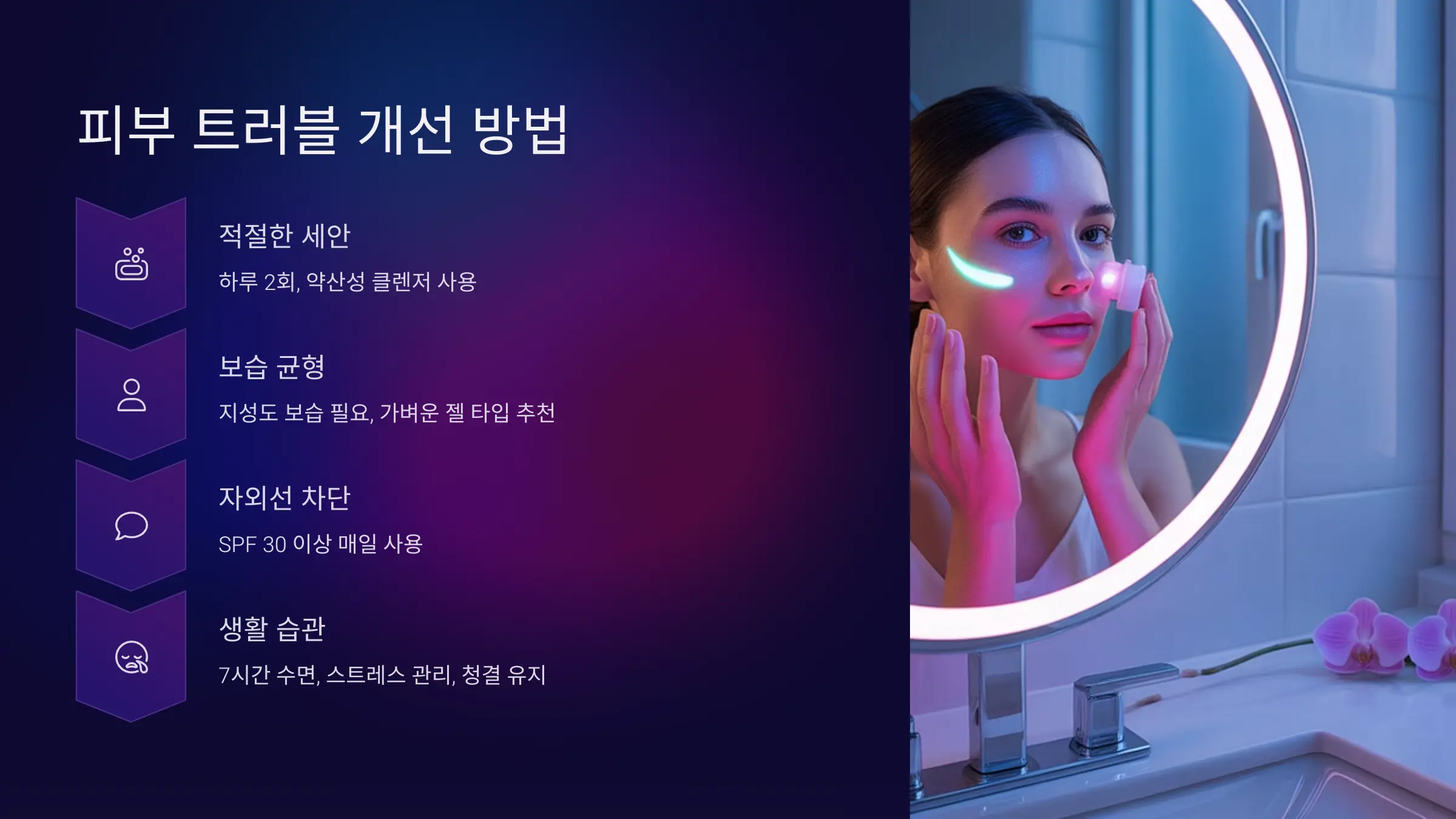 피부 트러블을 줄이는 생활 습관과 스킨케어 루틴