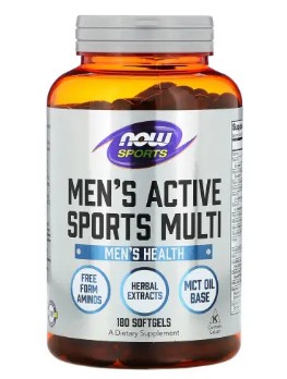 남성종합비타민 추천 - 나우 푸드 맨 액티브 스포츠멀티비타민