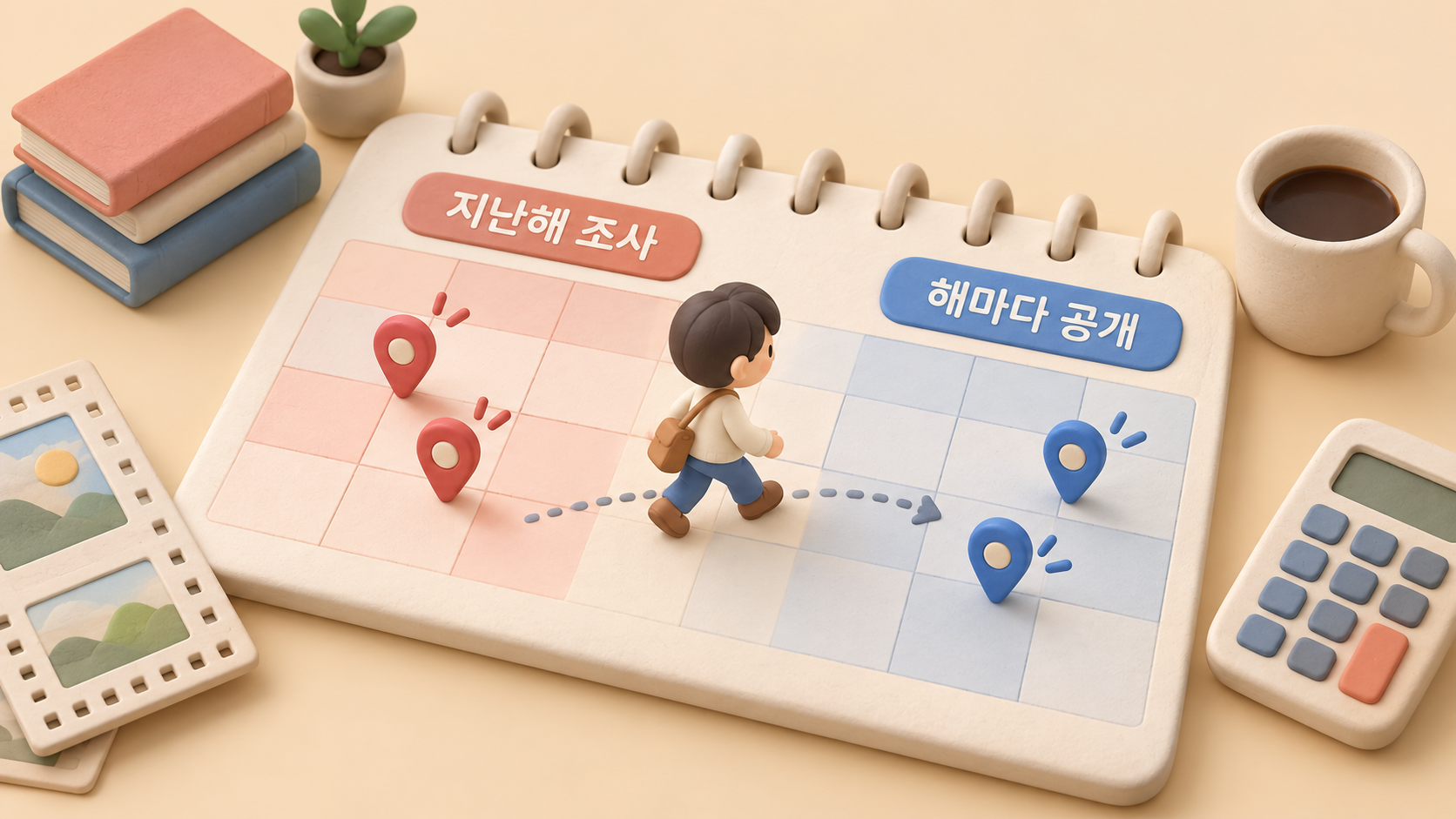 조사 공개 달력