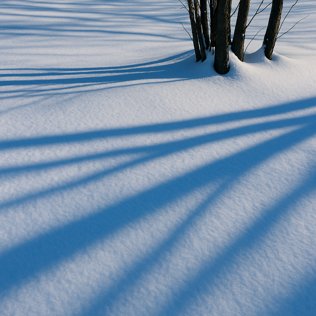 눈 위의 그림자가 파랗게 보이는 이유는 무엇일까?