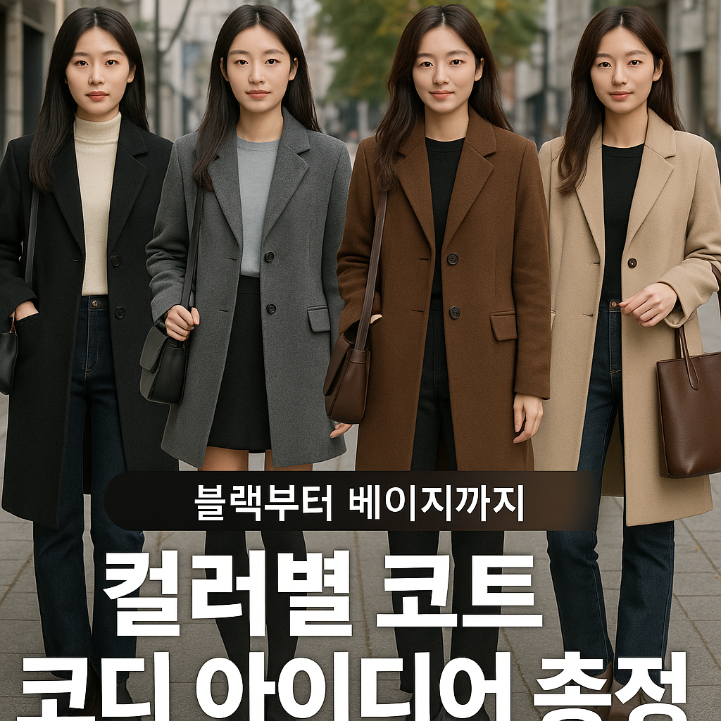 컬러별 코트