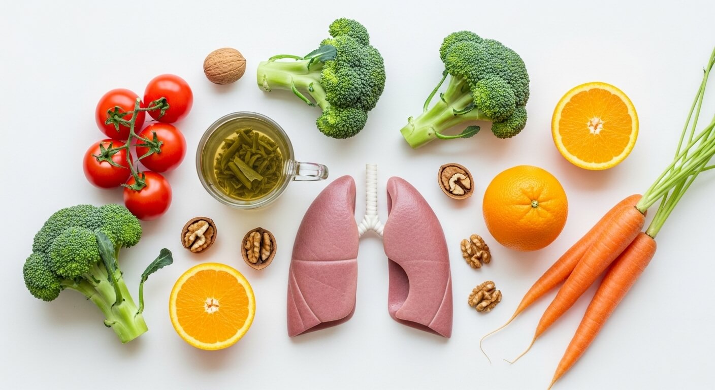 폐암에 좋은 음식 BEST 10 : 도라지&amp;#44; 모과&amp;#44;은행&amp;#44;토마토&amp;#44;당근&amp;#44;고구마&amp;#44;호박&amp;#44;녹황색 채소&amp;#44; 해조류&amp;#44; 견과류&amp;#44; 등푸른 생선&amp;#44; 콩&amp;#44; 두부&amp;#44; 달걀