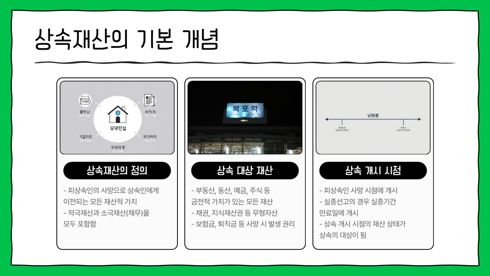 상속재산의 기본 개념 이해하기