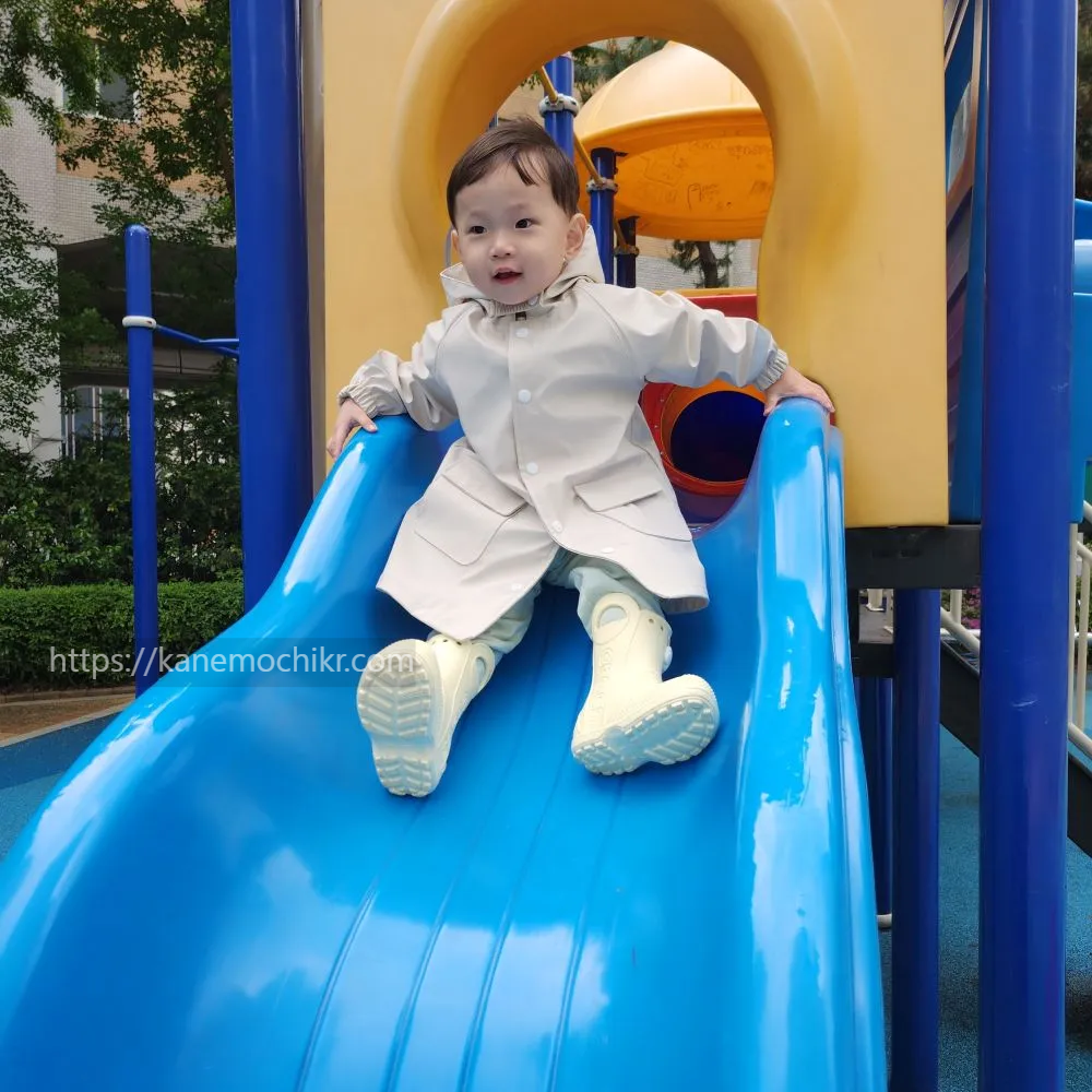 크록스부츠-아기착용