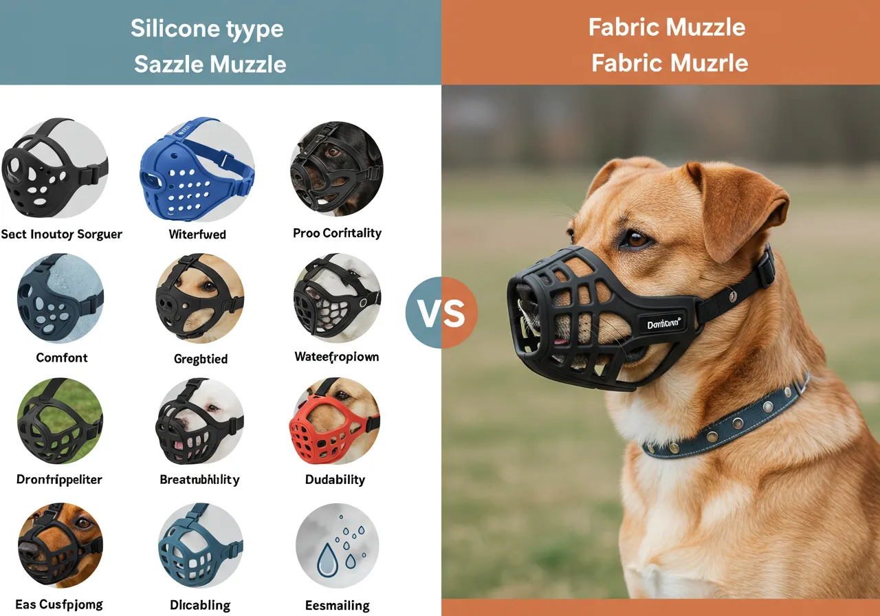 강아지입마개, 실리콘입마개