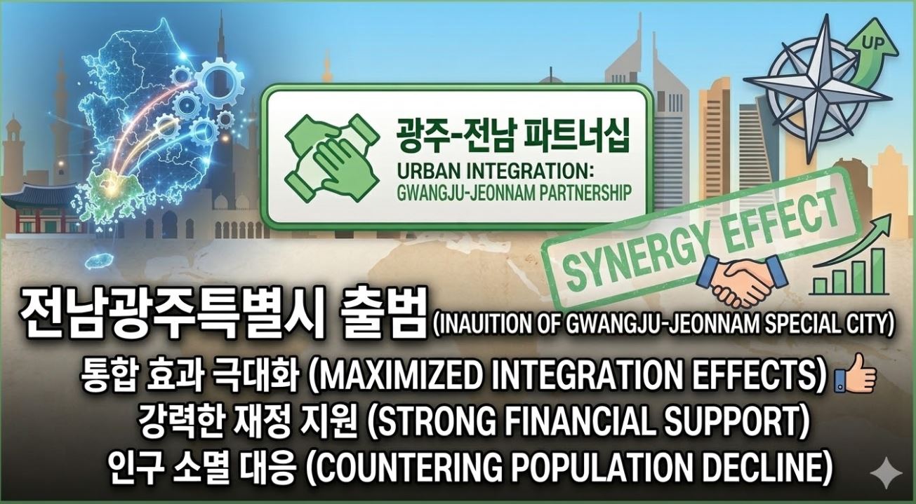 전남광주특별시 출범 포스팅 썸네일 사진