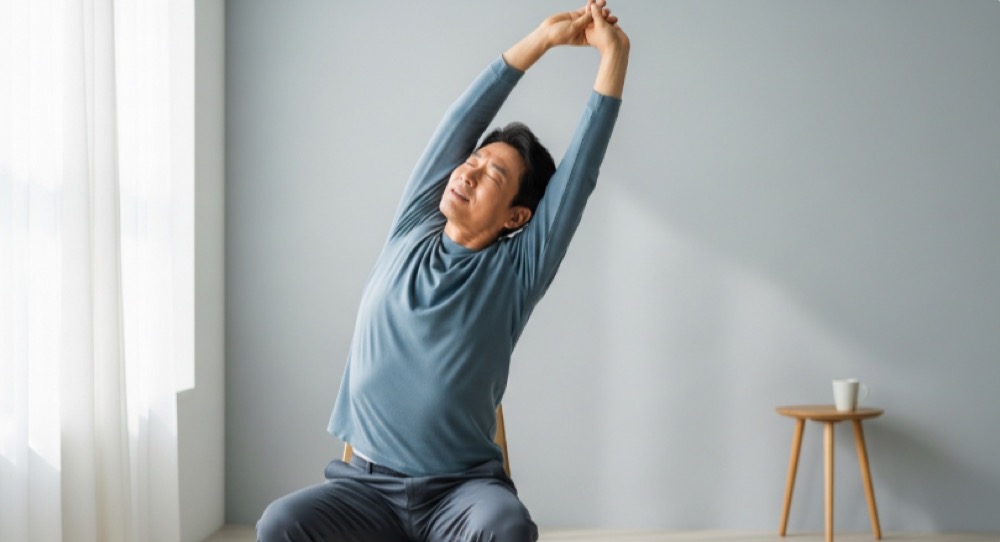 전립선 부담을 줄이기 위해 활동을 늘리는 모습