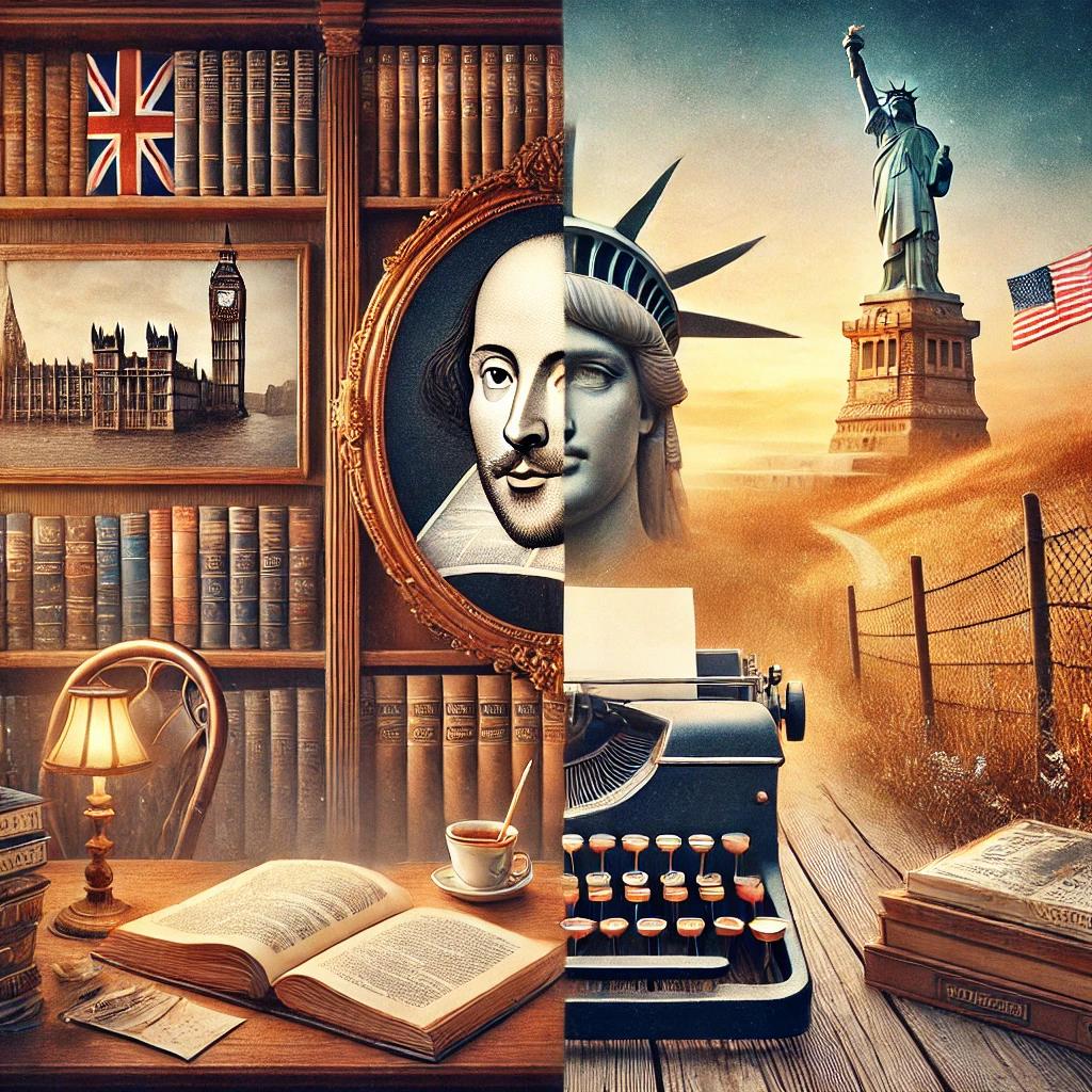 영국 문학과 미국 문학의 차이: 같은 언어, 다른 정체성