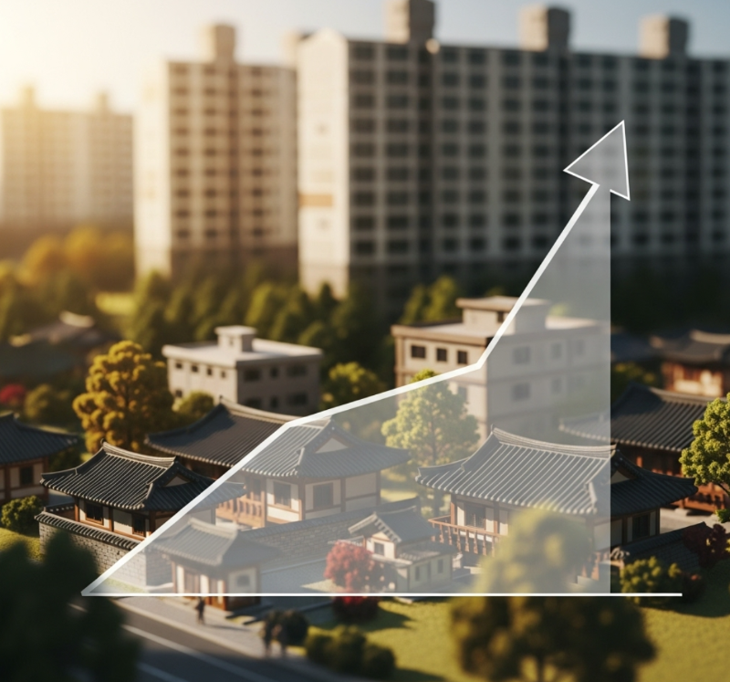 가구당 평균 자산과 순자산의 증가