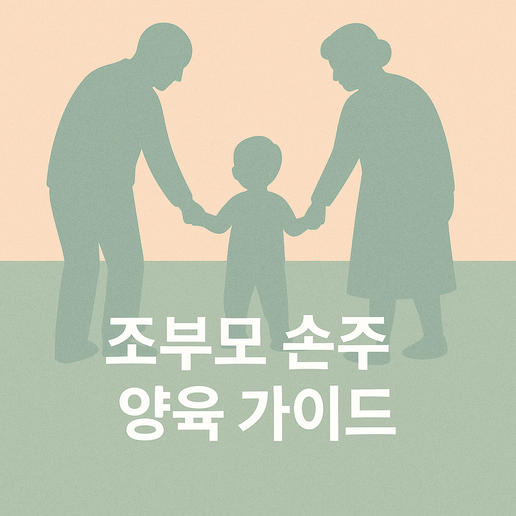 손주는 사랑, 양육은 원칙부터! 조부모가 꼭 알아야 할 실전 육아 팁👶