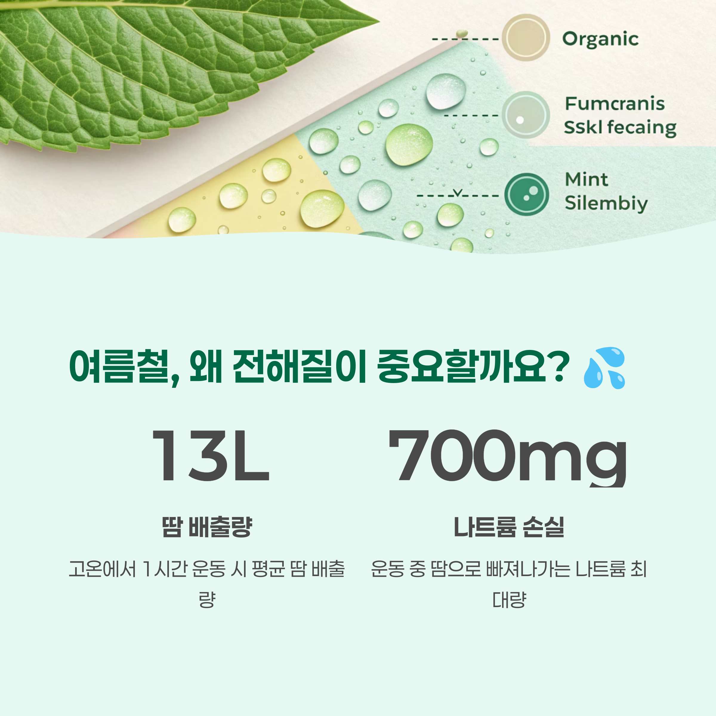 여름철, 왜 유독 수분과 전해질이 중요할까요? 💦